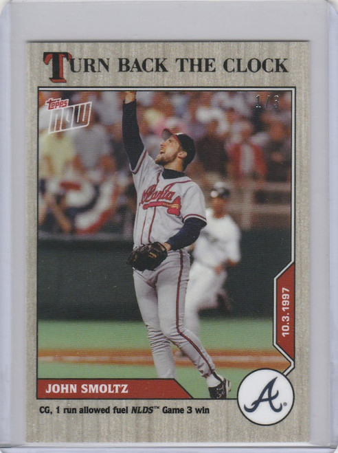 2020 Topps Turn Back the Clock #187 John Smoltz Atlanta Braves ASH 1/3