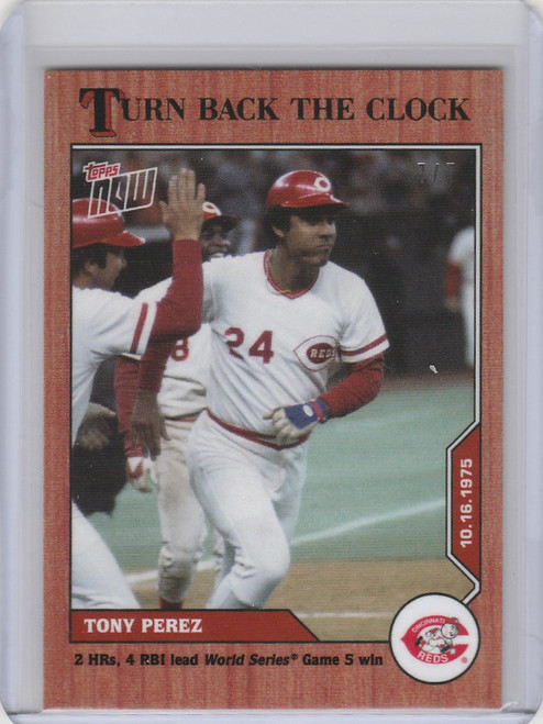 2020 Topps Turn Back the Clock #200 TONY PEREZ CINCINNATI REDS CHERRY 7/7