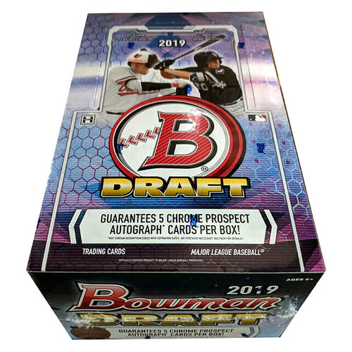 2019 Bowman Draft Baseball Cards Hobby Super Jumbos Box