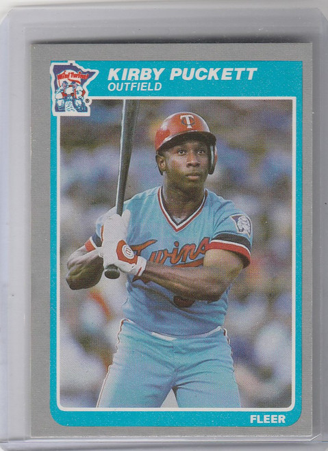 1985 Fleer #286 Kirby Puckett Minnesota Twins Rookie EXMT