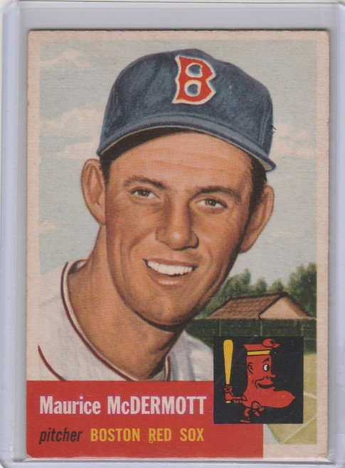 1953 Topps #55 Maurice McDermott Boston Red Sox EXMT