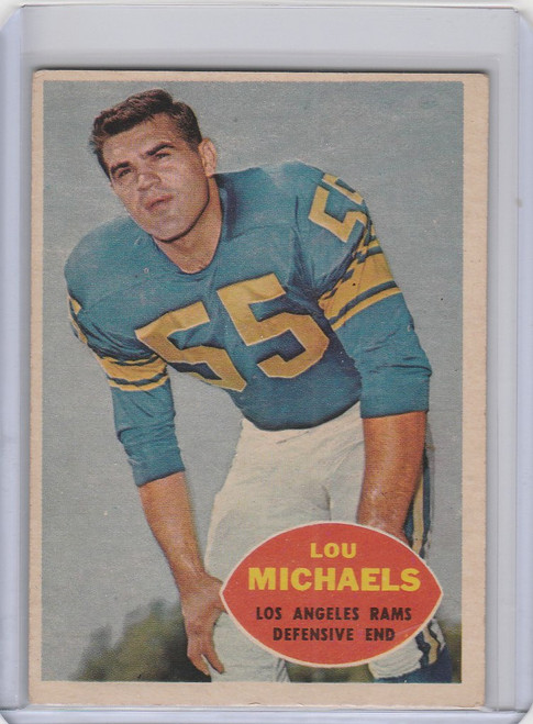 1960 Topps #69 Lou Michaels Los Angeles Rams EXMT