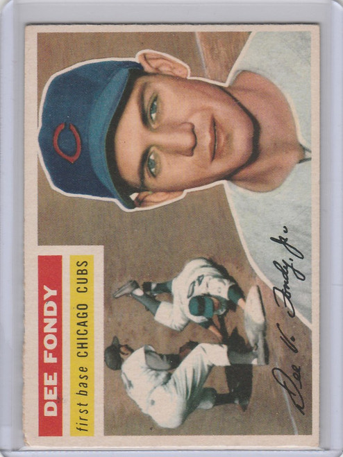 1956 Topps #112 Dee Fondy Chicago Cubs EXMT