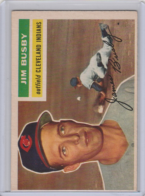 1956 Topps #330 Jim Busby Cleveland Indians EXMT