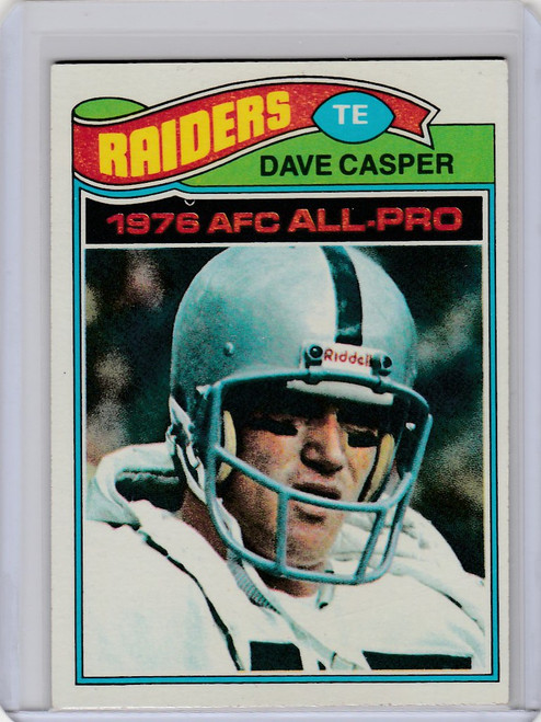 1977 Topps #380 Dave Casper Oakland Raiders NRMT