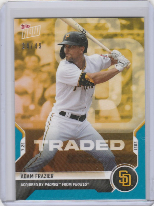 2021 Topps Now Parallel #554 ADAM FRAZIER SAN DIEGO PADRES 24/49