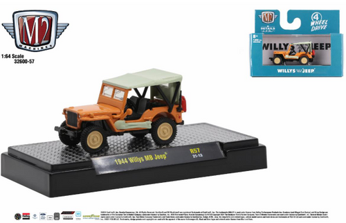 M2 Machines 1:64 Detroit Muscle Release 57 1944 Willys MB Jeep