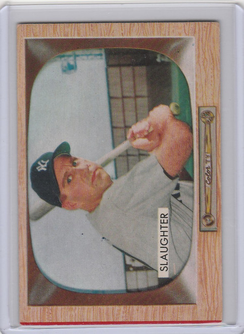 1955 Bowman #60 Enos Slaughter New York Yankees EXMT