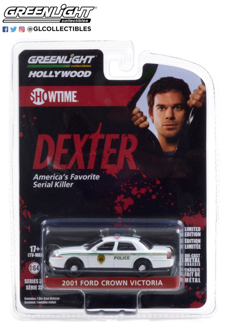Greenlight 1:64 Hollywood Series 32 2001 Ford Crown Victoria Dexter