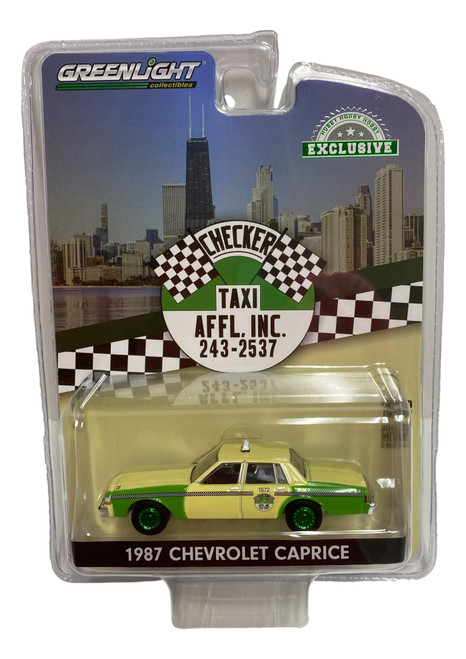 Greenlight 1:64 Checker Taxi 1987 Chevrolet Caprice (Hobby Exclusive) CHASE