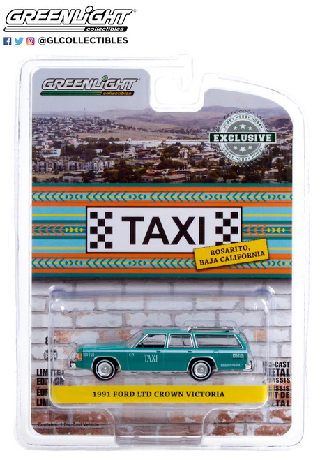 Greenlight 1:64 1991 Ford LTD Crown Victoria Taxi (Hobby Exclusive)