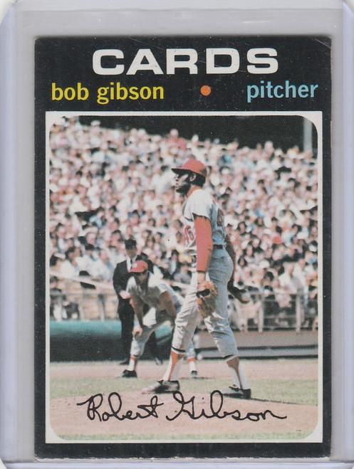 1971 Topps Baseball #450 Bob Gibson St Louis Cardinals EXMT