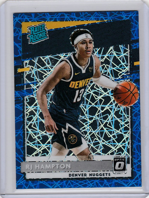 2020-21 Panini Donruss Optic Prizm #174 RJ Hampton Blue Orlando Magic