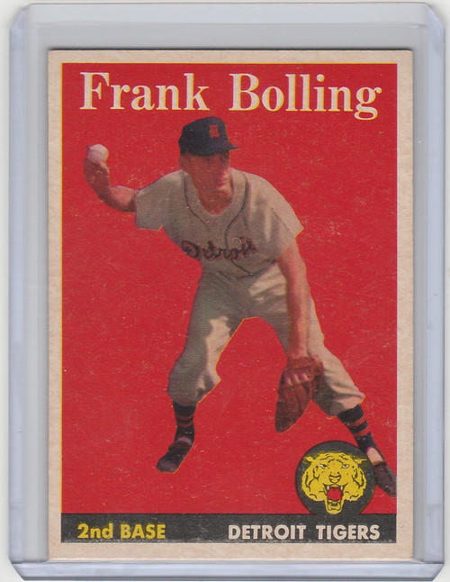 1958 Topps #95 Frank Bolling Detroit Tigers EXMT