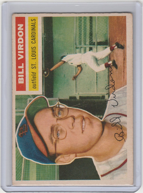 1956 Topps #170 Bill Virdon St Louis Cardinals EXMT