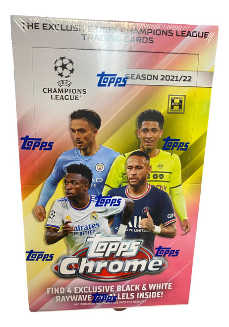 2021-22 Topps Chrome UEFA Champions League Hobby Lite Box