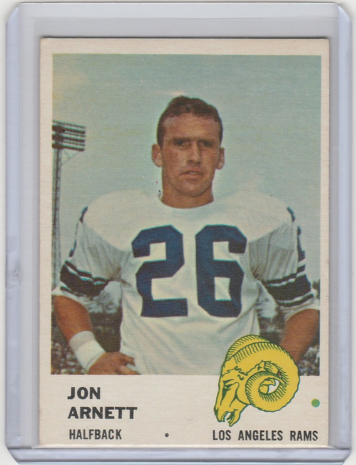 1961 Fleer #100 Jon Arnett Los Angeles Rams NRMT