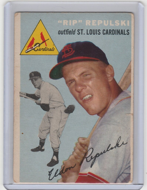 1954 Topps #115 Eldon "Rip" Repulski St Louis Cardinals