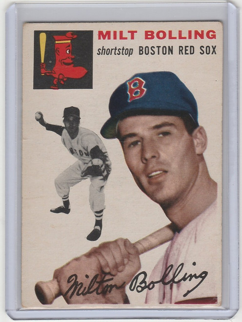 1954 Topps #82 Milt Bolling Boston Red Sox EX