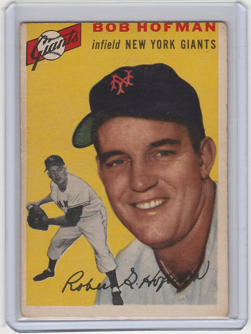 1954 Topps #99 Bob Hofman New York Giants EX