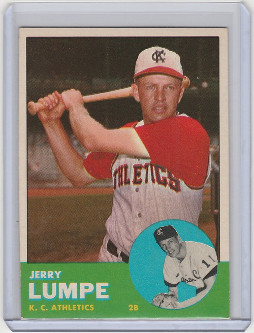 1963 Topps #256 Jerry Lumpe Kansas City Athletics NRMT