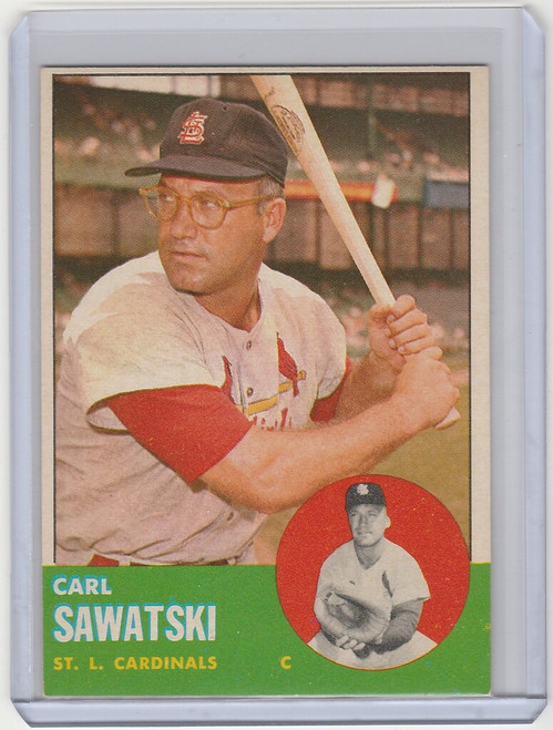 1963 Topps #267 Carl Sawatski St Louis Cardinals EXMT