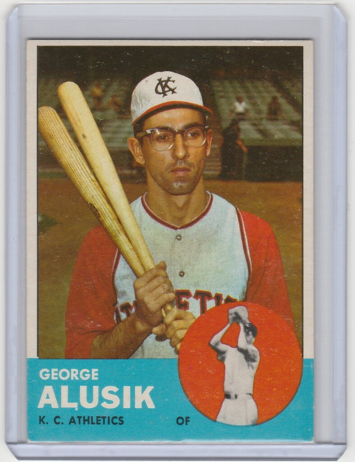 1963 Topps #51 George Alusik Kansas City Athletics NRMT