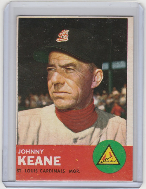 1963 Topps #166 Johnny Kean St Louis Cardinals EXMT