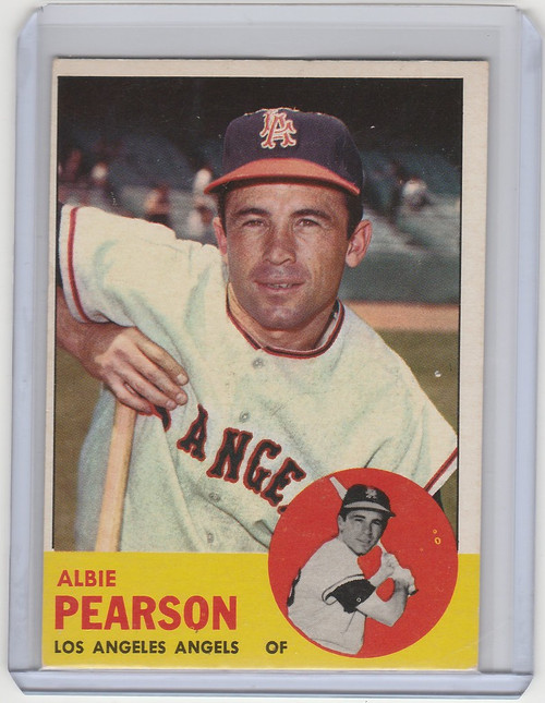 1963 Topps #182 Albie Pearson Los Angeles Angels EXMT