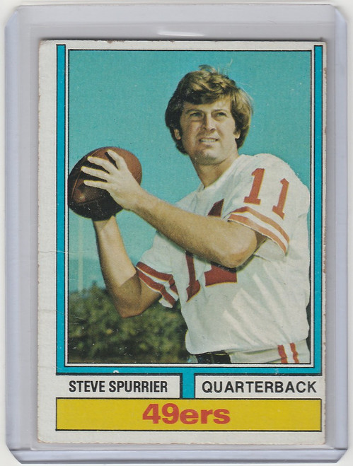 1974 Topps #215 Steve Spurrier San Francisco 49ers EX