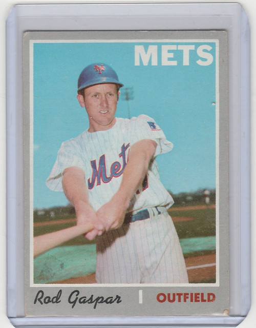 1970 Topps #371 Rod Gaspar New York Mets EX