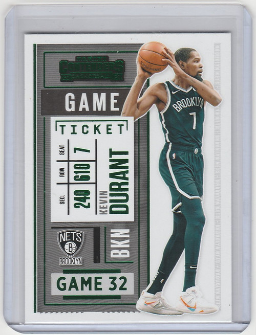 2020-21 Panini Contenders Green #49 Kevin Durant Brooklyn Nets