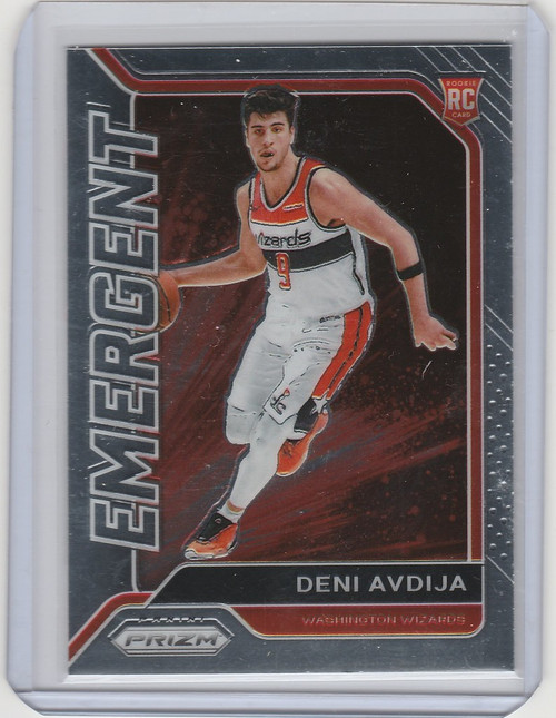 2020-21 Panini Prizm Emergent #27 Deni Avdija Washington Wizards