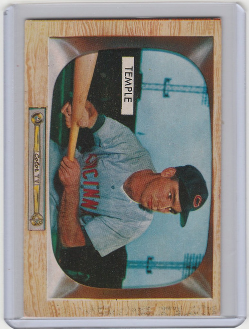 1955 Bowman #31 Johnny Temple Cincinnati Redlegs EXMT