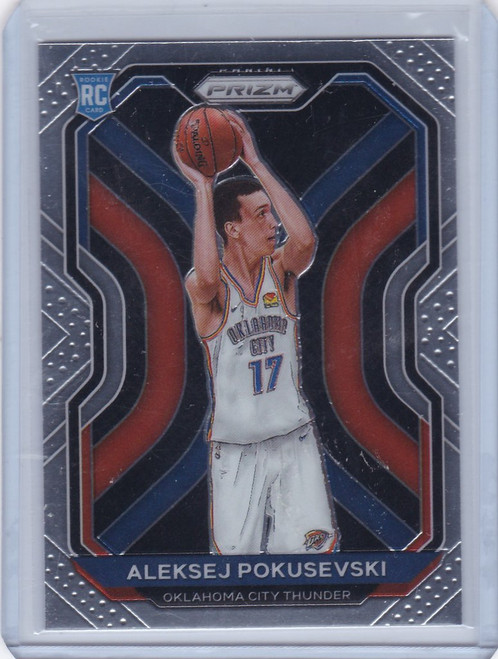 2020-21 Panini Prizm RC #264 Aleksej Pokusevski Oklahoma City Thunder