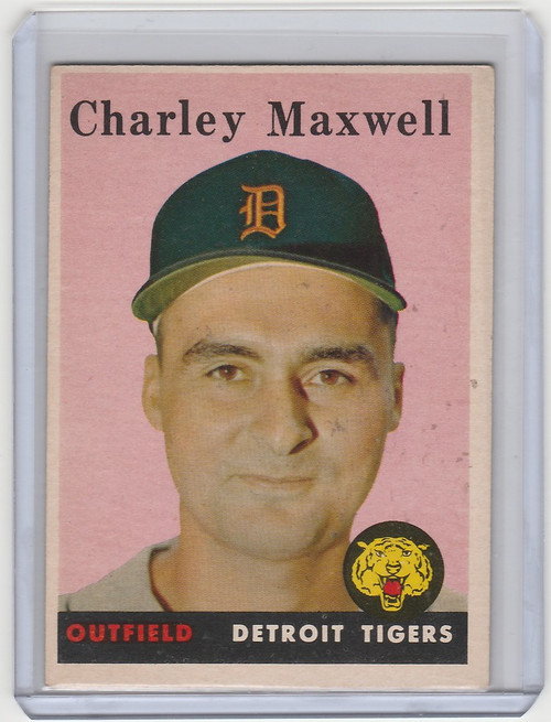 1958 Topps #380 Charley Maxwell Detroit Tigers EXMT