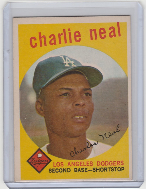 1959 Topps #427 Charlie Neal Los Angeles Dodgers EXMT