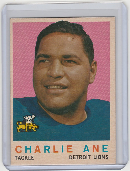 1959 Topps #21 Charlie Ane Detroit Lions EXMT