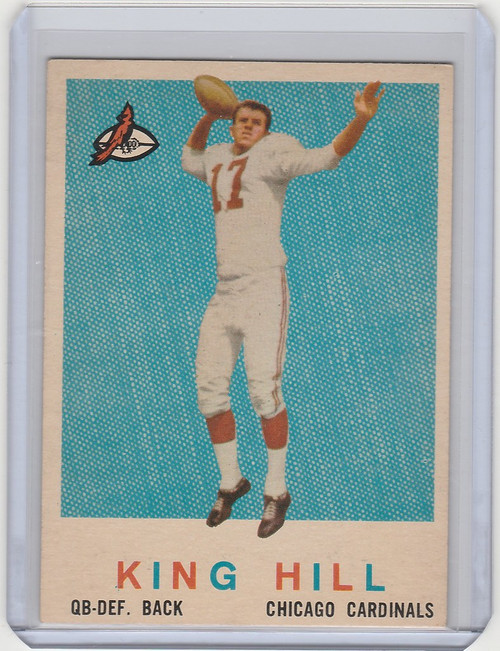 1959 Topps #117 King Hill Chicago Cardinals EXMT