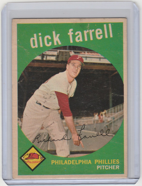 1959 Topps #175 Dick Farrell Philadelphia Phillies EX