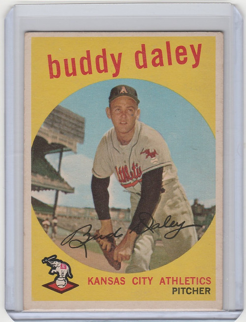 1959 Topps #263 Buddy Daley Kansas City Athletics EX