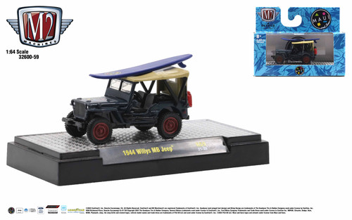 M2 Machines 1:64 Detroit Muscle Release 59 1944 Willys MB Jeep