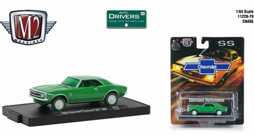 M2 Machines Auto-Drivers 1:64 R79 1968 Chevrolet Camaro SS 350 CHASE