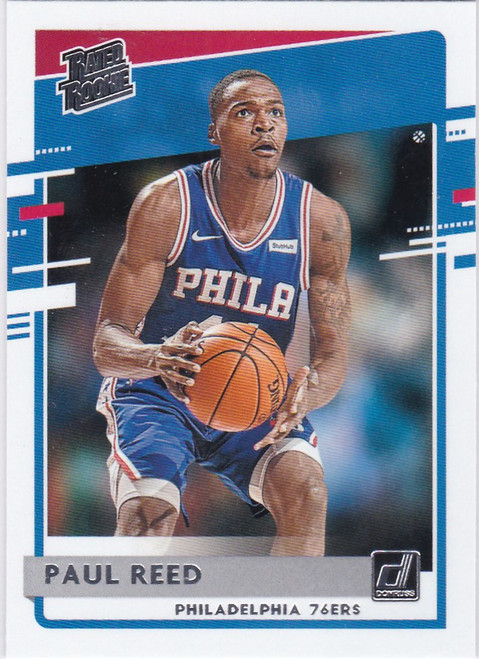 2020-21 Donruss #200 Paul Reed RC Rookie Philadelphia 76ers