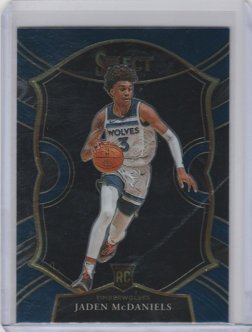 2020-21 Panini Select Blue #88 Jaden McDaniels Minnesota Timberwolves