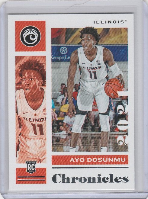 2021-22 Chronicles Draft Picks #19 Ayo Dosunmu Illinois