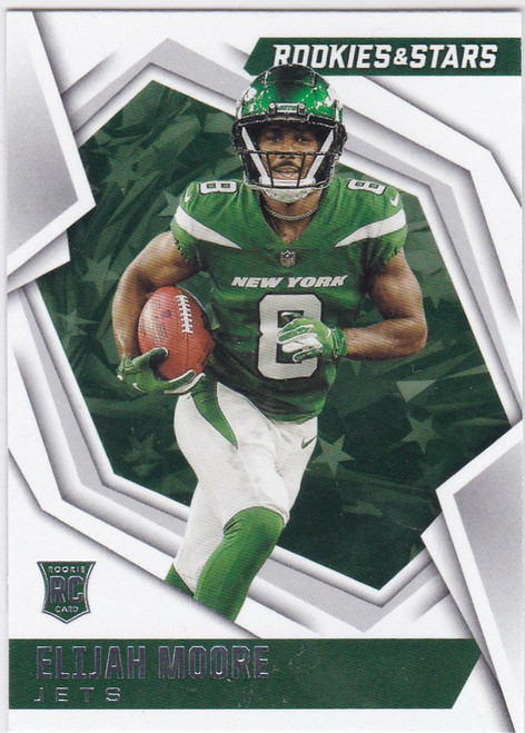 2021 Panini Rookies & Stars Base #116 Elijah Moore RC New York Jets