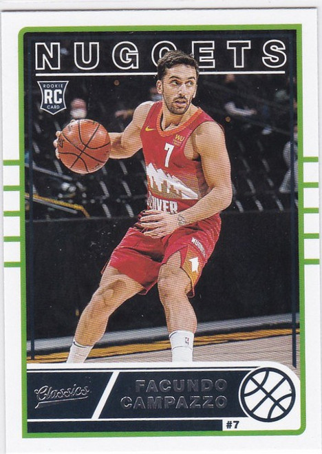 2020-21 Chronicles Classics #639 Facundo Campazzo RC Denver Nuggets