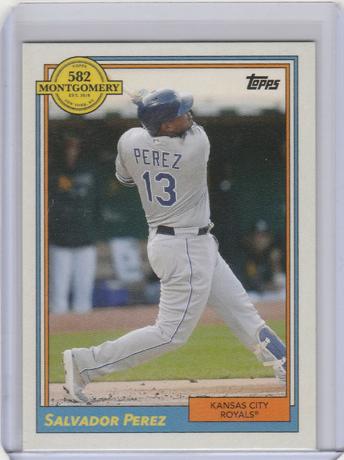 2022 TOPPS 582 MONTGOMERY SET #2 #18 SALVADOR PEREZ KANSAS CITY ROYALS