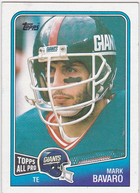 1988 Topps #277 Mark Bavaro New York Giants